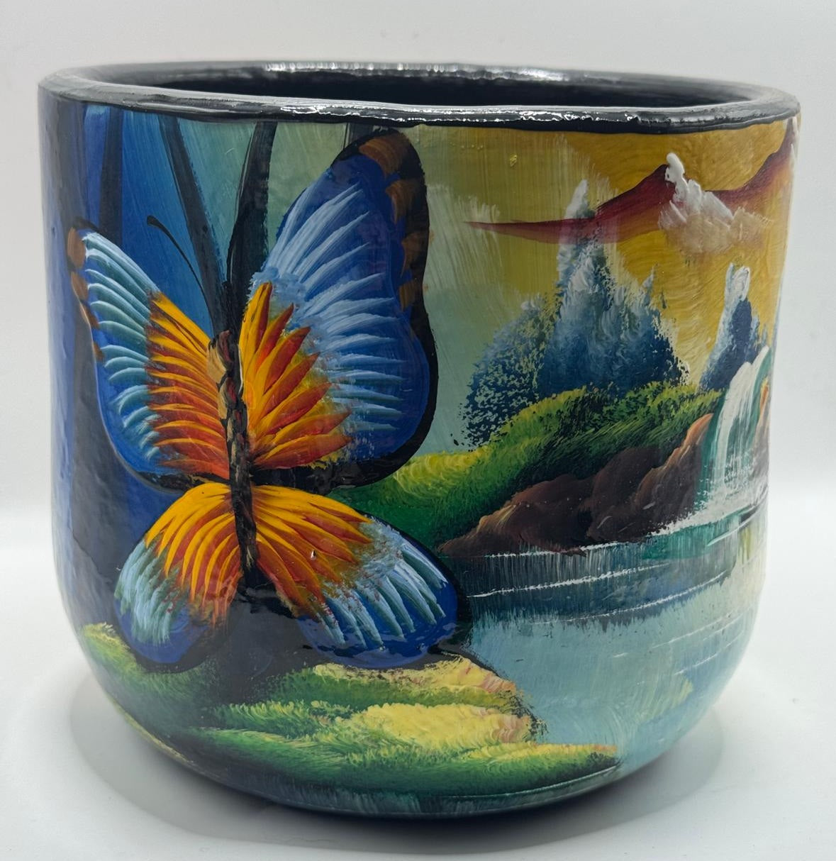 Butterfly Barril Planter