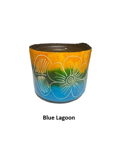 Multicolored Succulent Cylinder Pot