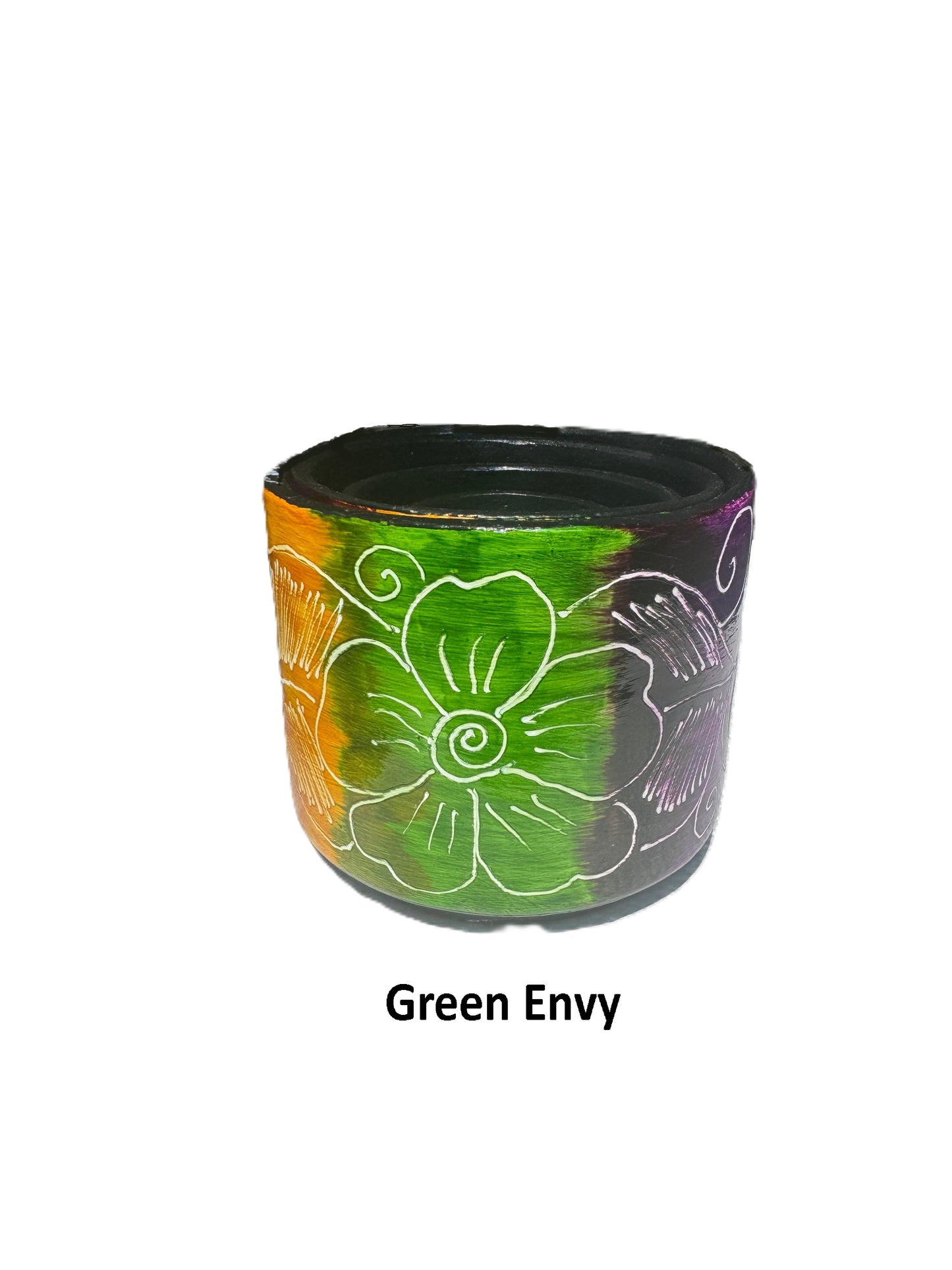 Multicolored Succulent Cylinder Pot