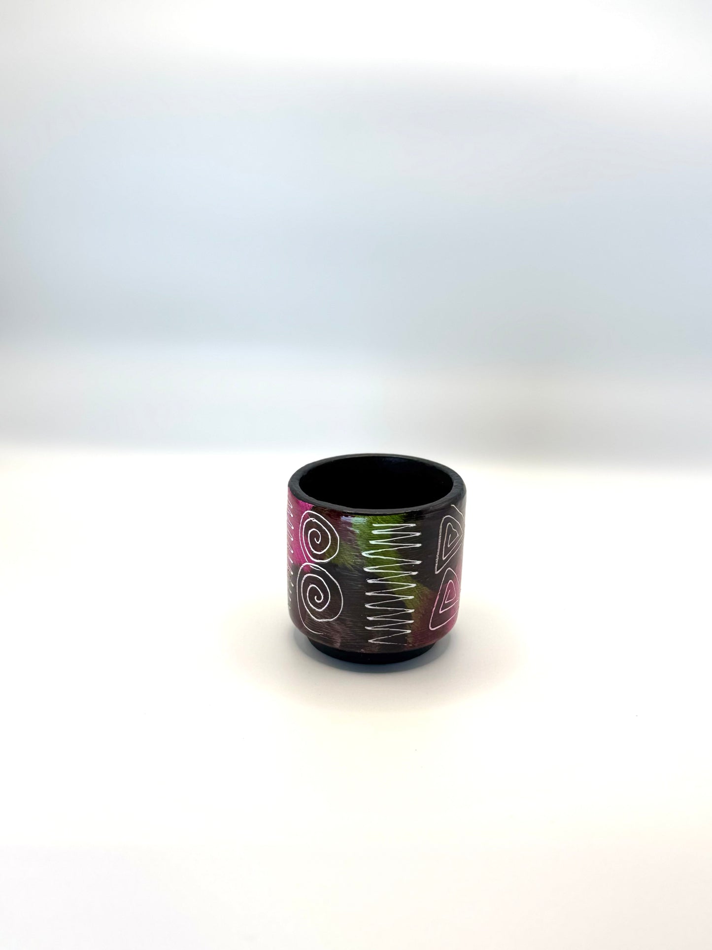 Multicolored Succulent Cylinder Pot