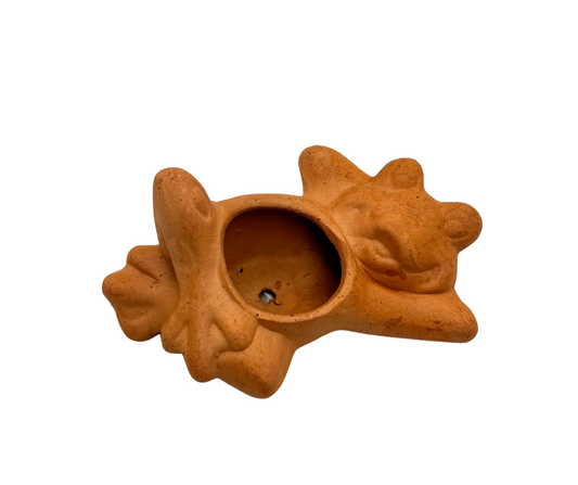 Relaxing Frog Succulent Planter