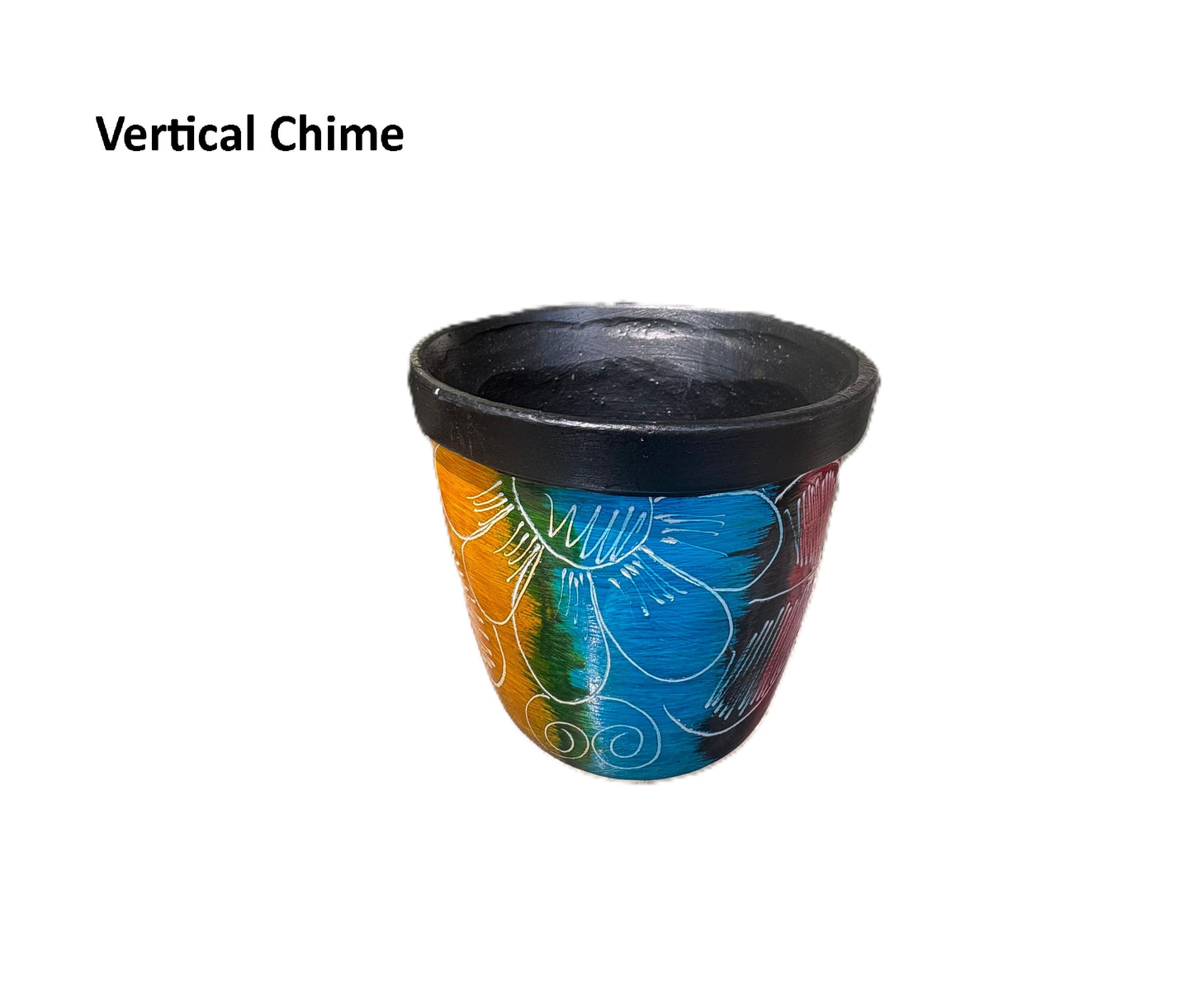 Multicolor Succulent Chime Pot