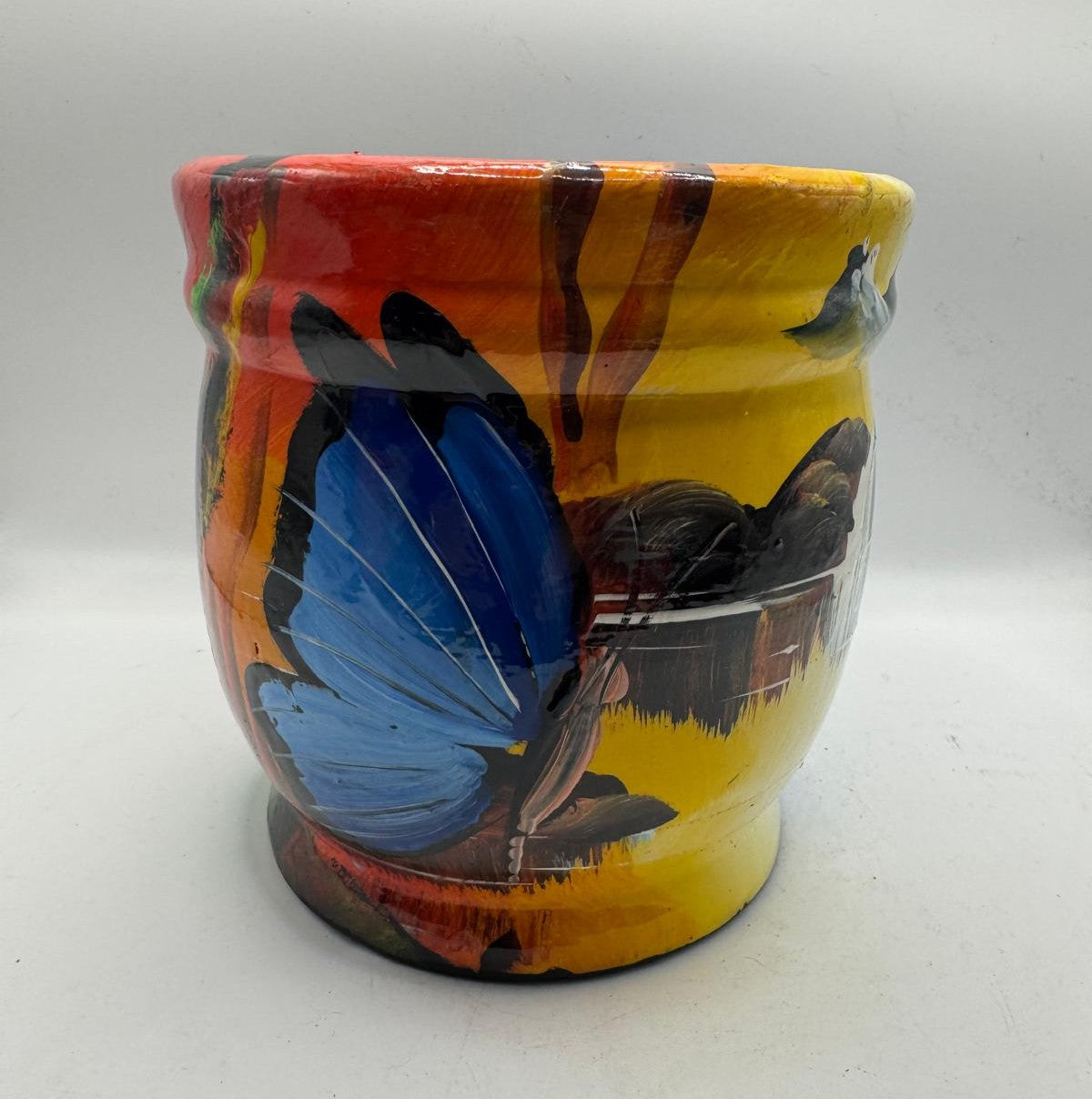 Butterfly Barril Planter
