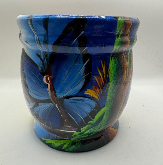 Butterfly Barril Planter